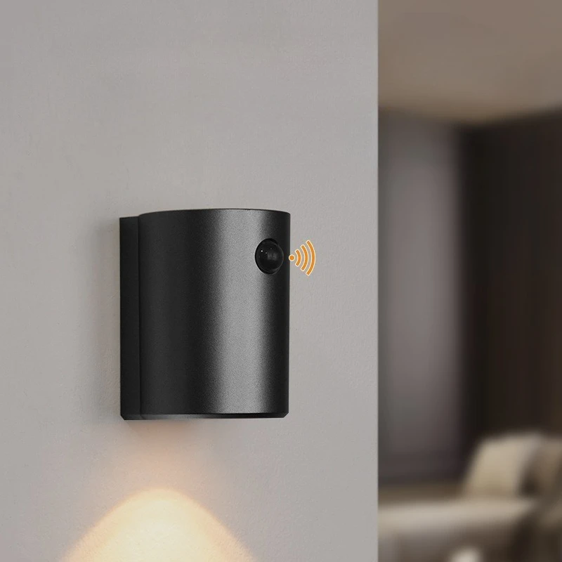 

Human Sensation Induction Charging Magnetic Suction Door Projector Light Corridor Atmosphere Decoration Door Brand Wall Lamp