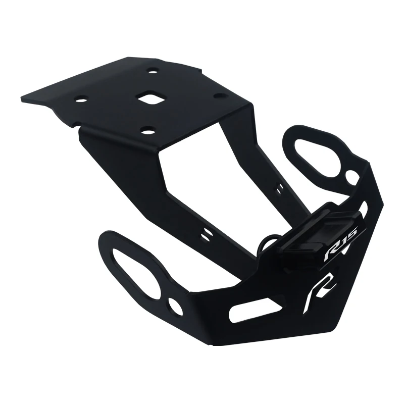 

For Yamaha YZF R15 V3 17-20 Years Modified Parts, Short License Plate Holder with Light Behind License Plate Holder