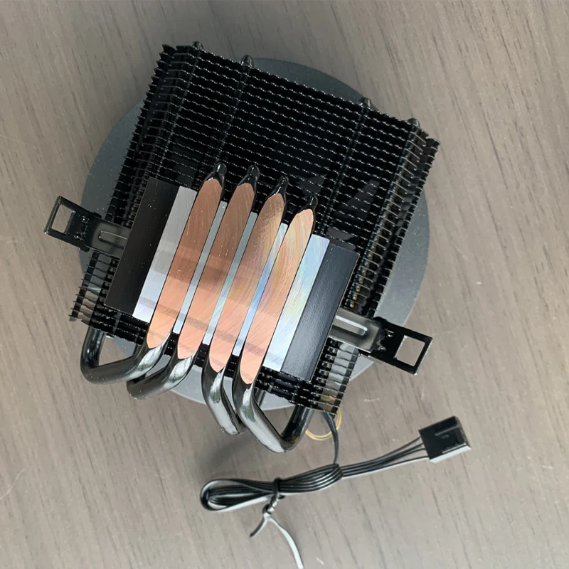 4 Heat Pipes RGB CPU Cooler 4PIN PWM Air Cooling Fan for Intel LGA 1700 2011 115X 1366 X99 X79 AMD AM3 AM4 AM5 - view 6