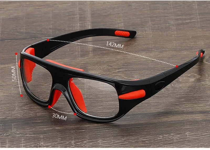 Sports Glasses Protective Eye Safety Goggles Optical Frame Removable Mirror Legs Myopia For Basketball Football Cycling