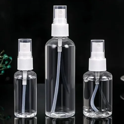 30/50/100 Uds 5-200ml botella de plástico con tapa de pulverización loción PET champú contenedor de muestra cosmética vacía botellas de viaje