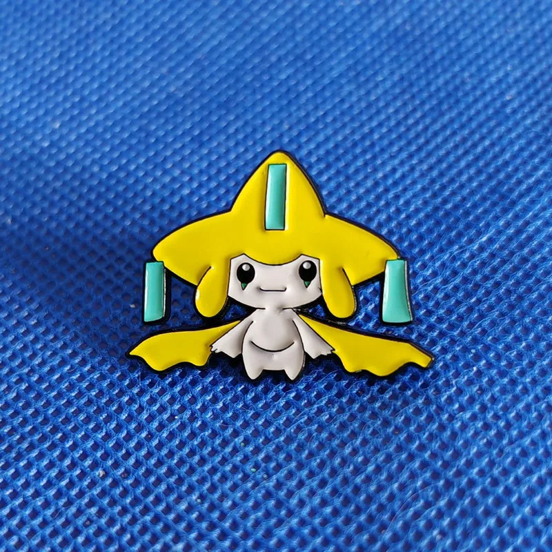 Japanese Anime Enamel Lapel Pin Pokemon Jirachi Collect Badge Cute Children Gift Jewelry Adorn Backpack Hat Collar Brooches