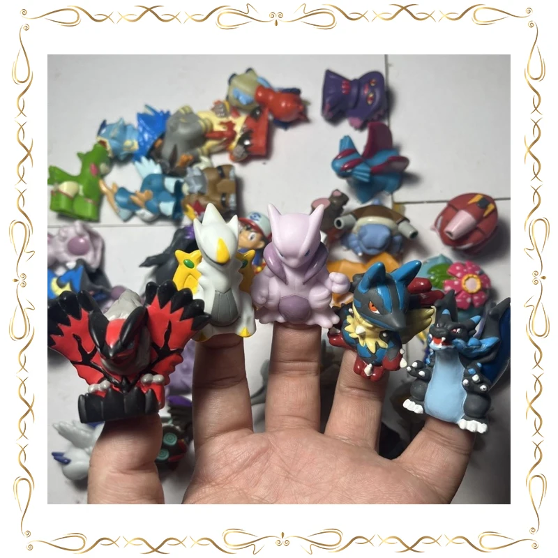 

Different Style ORIGINAL in Stock Pokémon Hollow Finger Doll Collection Decoration Collect Toys for Children's Christmas Gift