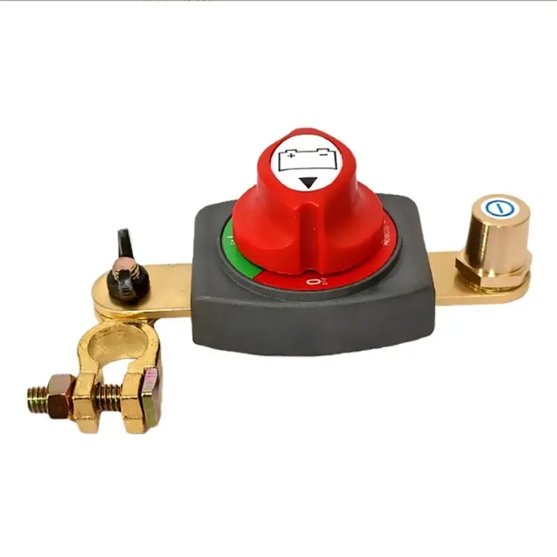 

On/Off Battery Disconnect Switch For Car RV Boat, Isolator Negative Electrode, Fits 15-17MM Battery Head