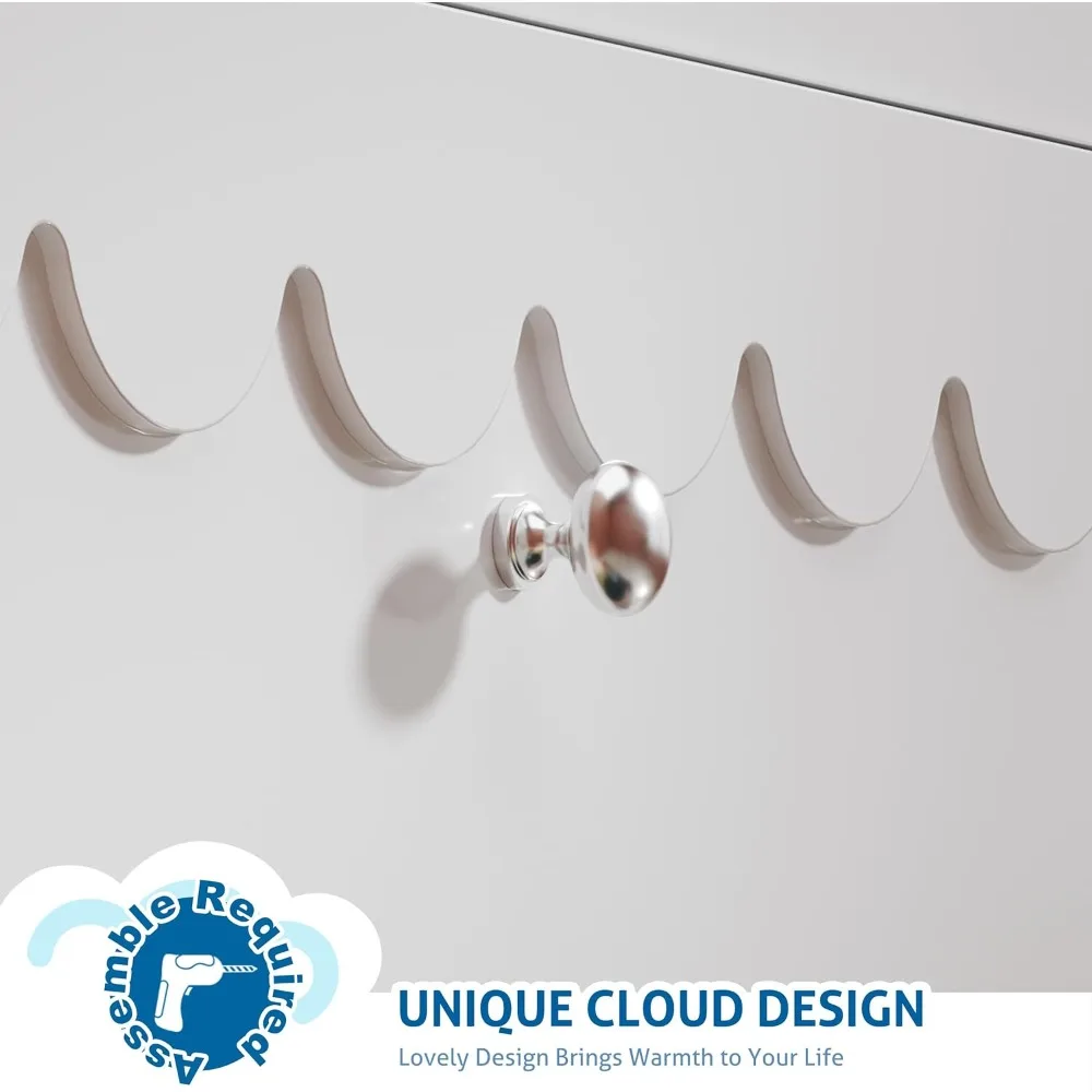 حمام عائم حديث مثبت على الحائط مع حوض، 30 خزانة تخزين تتميز بحواف زخرفية معاصرة #4