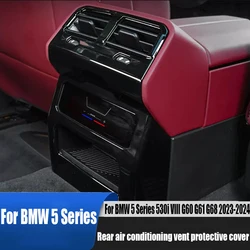 For BMW 5 Series 530i VIII G60 G61 G68 2023 2024 rear air conditioning vent protective cover interior decoration products