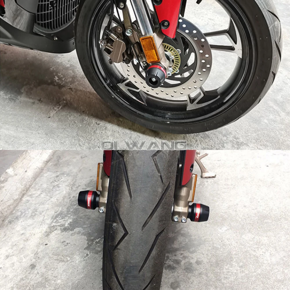 Moto modificato ruota anteriore Anti-caduta palla Anti-caduta tazza Anti-caduta bastone di gomma per ZONTES ZT 368D 368-D D368