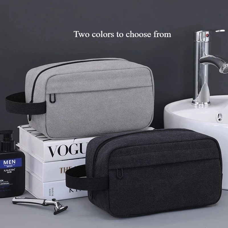 

Cross Border Elite Series Three Layer Large Capacity Men's Toilet Bag Travel Portable Premium Makeup Storage Bag