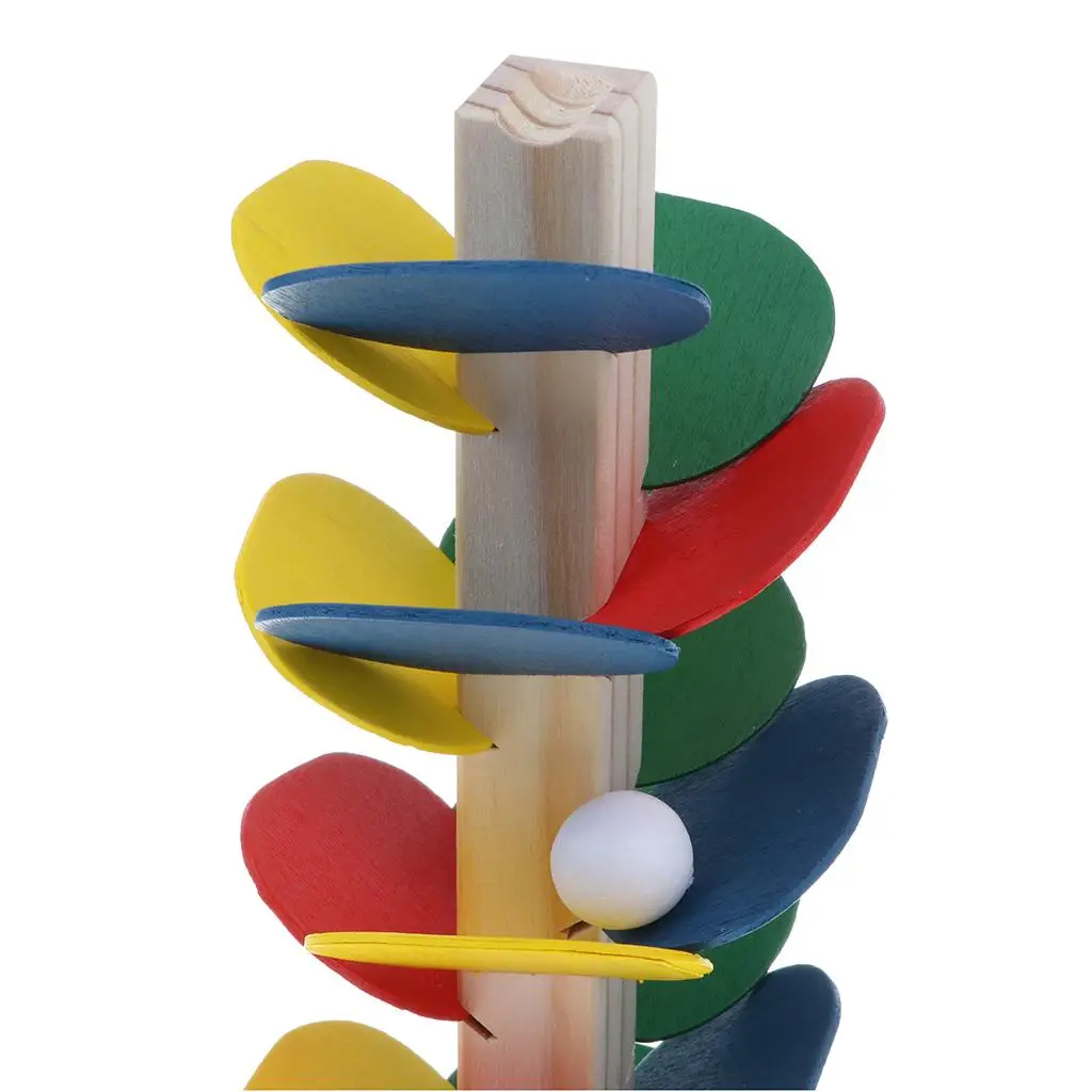 Marble Ball Runs Wooden Tree Tower Beads Toy for Children Educational Game Basic Life Skills Kids Play Items