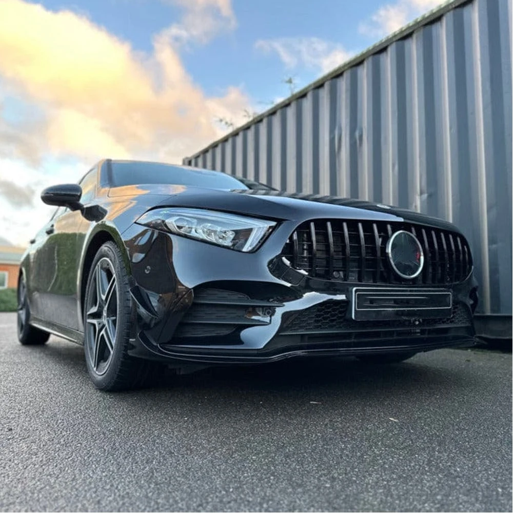 

W177 Grille, Glazing Black Replacement Bumper GT Grill Fit For Mercedes A Class W177 2019 - 2023 A180 A200 A220 A250 A35 AMG