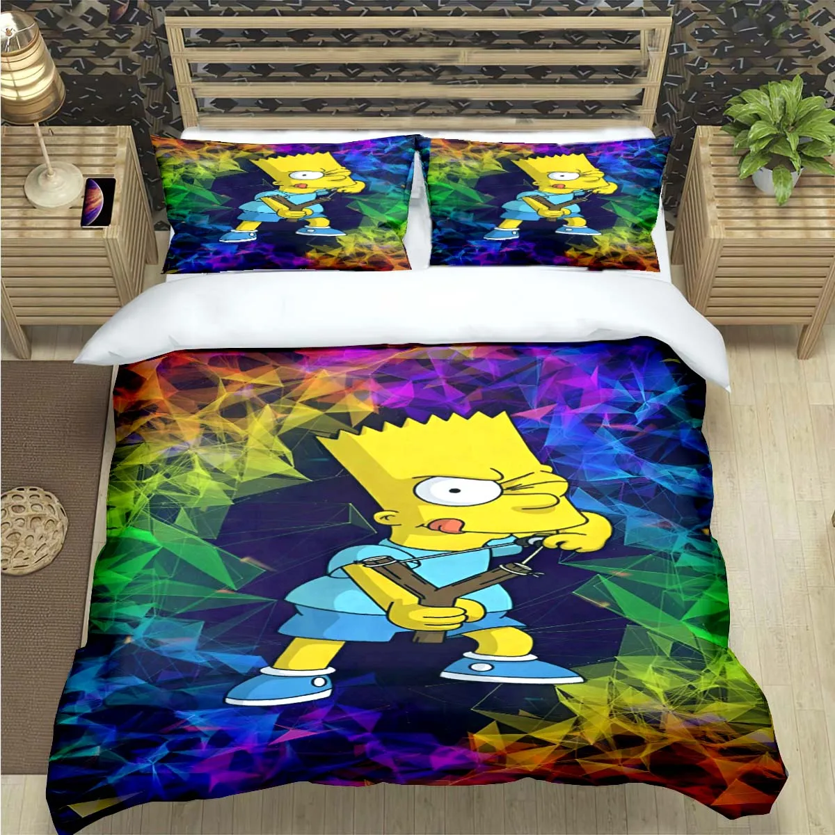 

Popular Hot Cartoon TV Role Print Bedding Sets Bed Supplie Set Comforter Set Teens Girls Twin Single Kid Gift