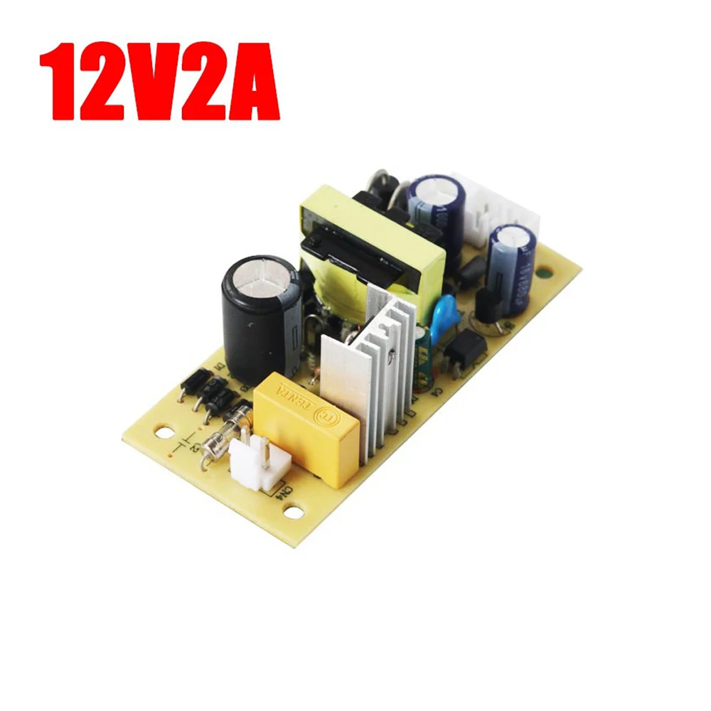 

DC12V 2A Switching Power Supply Board AC-DC Converter AC110-240V to 12V Buck Power Supply Module 24W Step Down Power Bare Board