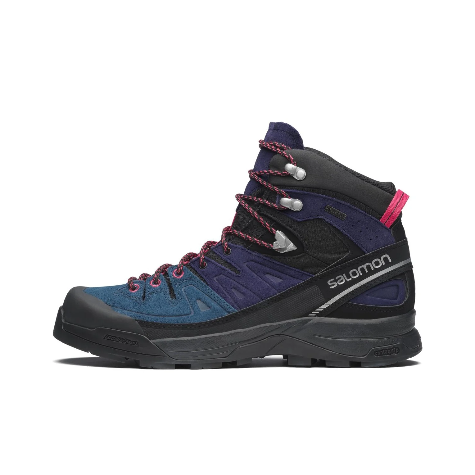 

SALOMON X ALP Abrasion Resistant Support Lightweight Mid top Running Shoes Unisex Blue Purple 478680