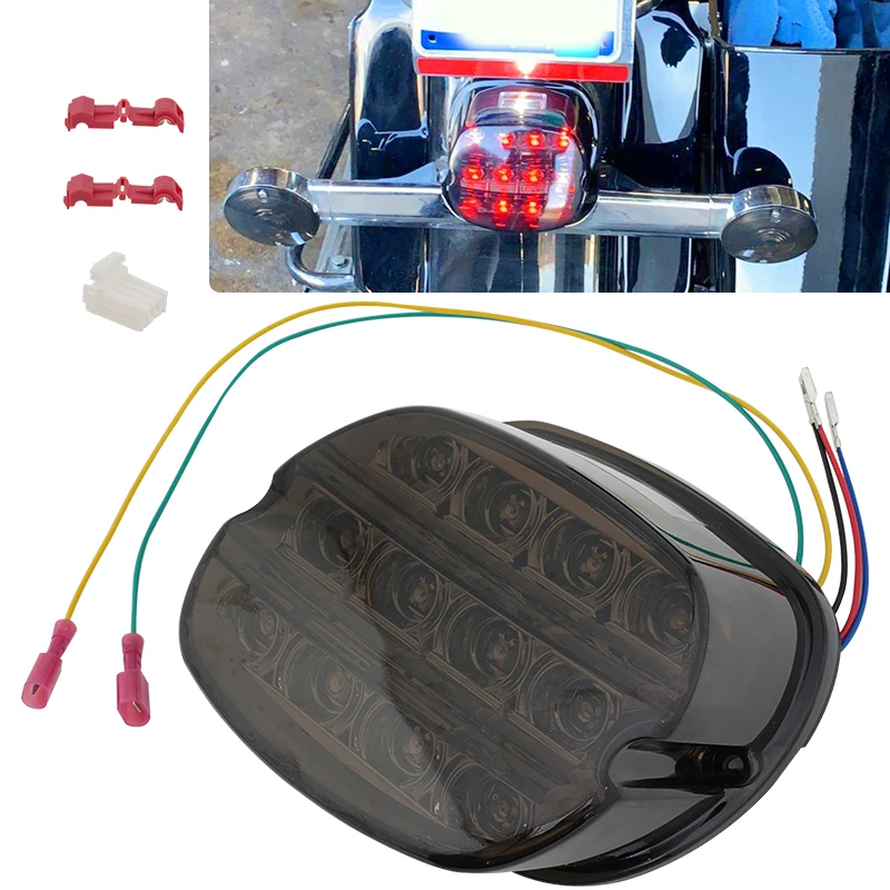 Motorcycle LED Brake Running Light Turn Signal For Harley Dyna Fat Boy Softail Sportster Road King Electra Glide Road Glide