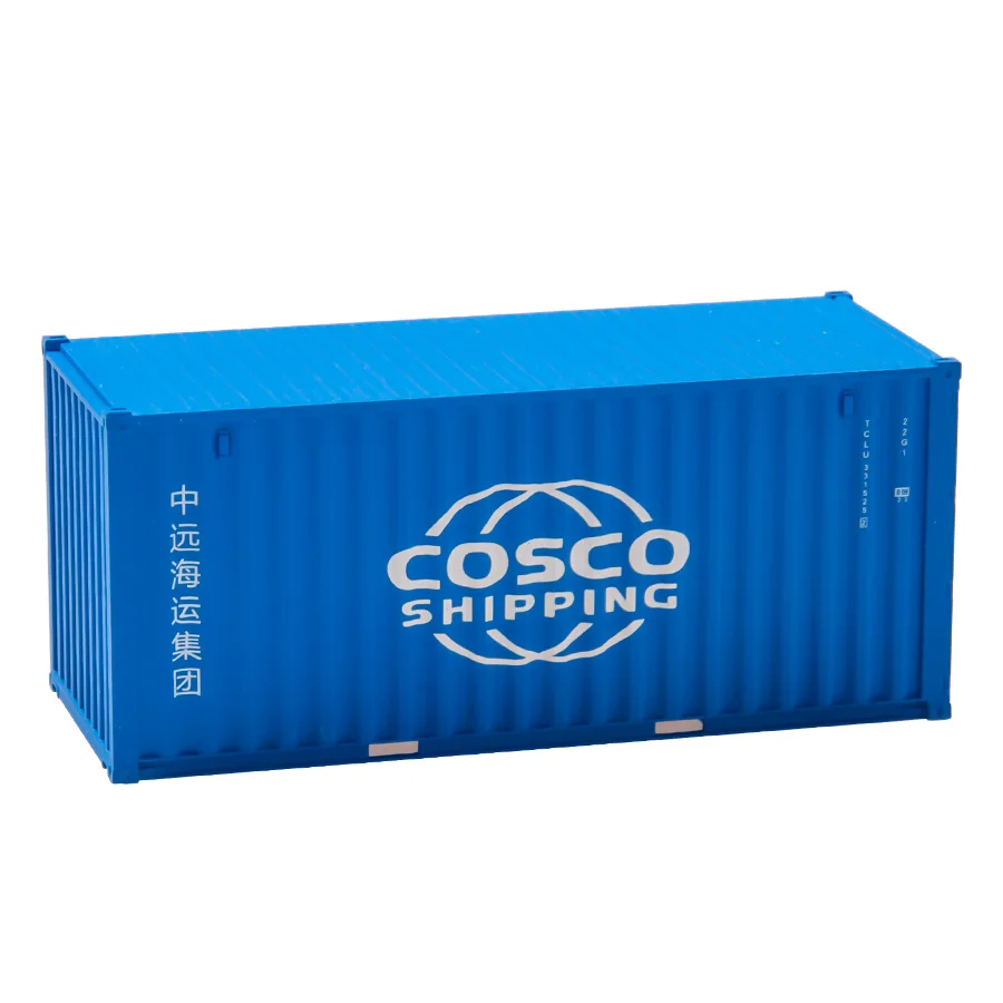 Simulation Miniature 20Feet Container Shipping Box Model For HO Train Accessoy Scale 1:87 Railway Scene Layout  Diorama Toys