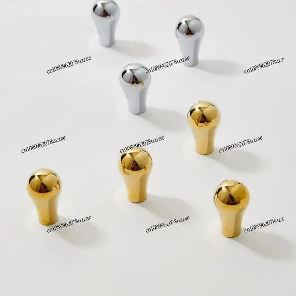 

Silver Water Drop Single Hole Brass Small Handle French European Modern Simple Wardrobe Door Drawer Hardware Cabinet Handle