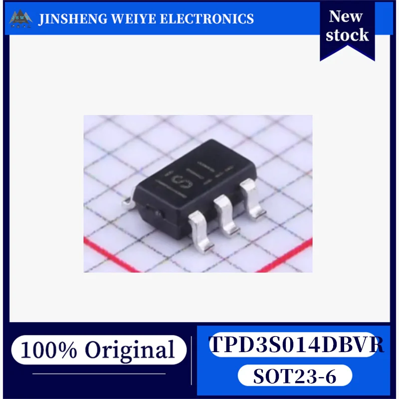 (10/50 pieces) TPD3S014DBVR SII SOT23-6 for USB host ports. Original chipset available.