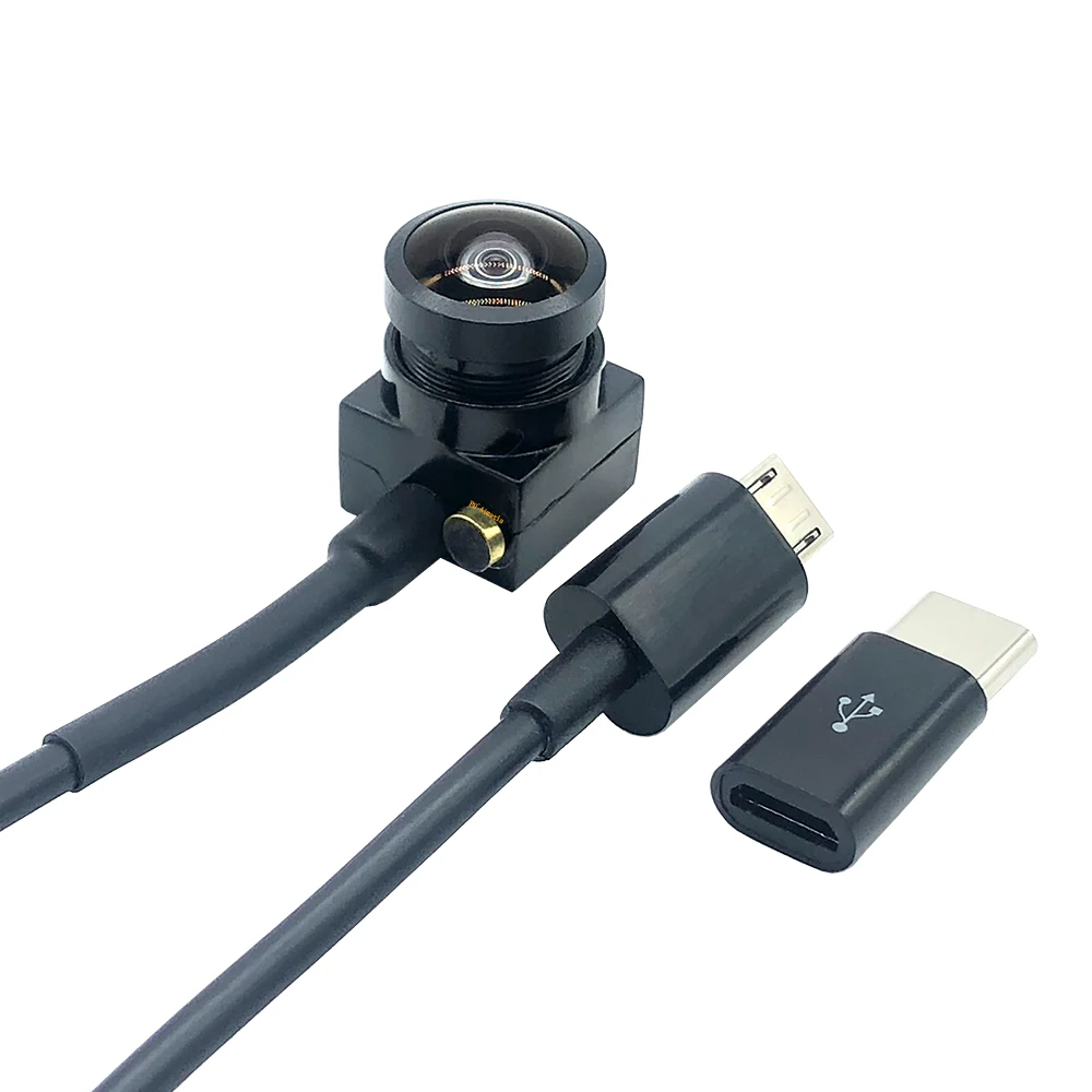 2 MP 95 °   Zero Distortion Webcam 30FPS USB-Kameramodul 1080P Mini CCTV Android Typ-C-Schnittstellenmikrofon