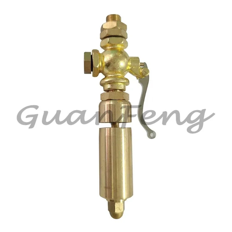 Mini brass whistle, bronze valve and brass handle