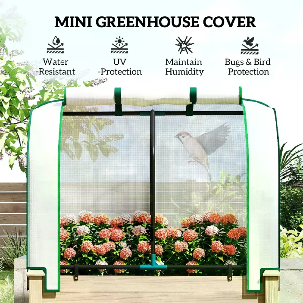 Compact Planter Box,Outdoor Raised Garden Bed On-Site