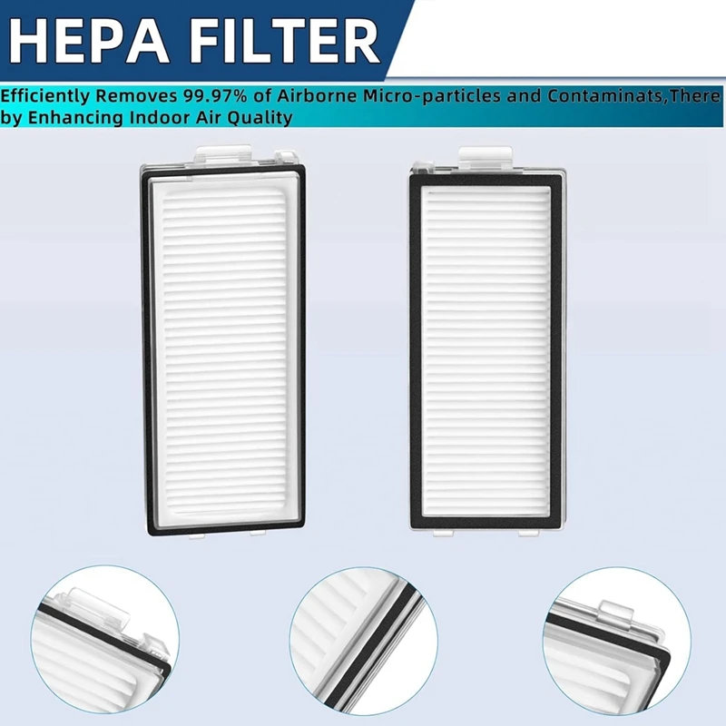 A44F-комплект аксессуаров для Roborock Qrevo Master/Qrevo Slim робот-пылесос, основная боковая щетка, запасные части для фильтра Hepa