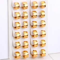LUXUSTEEL Cubic Zirconia 12Pairs/Lot Stainless Steel Wholesale Earrings Sets For Women Girls Stud Earring Jewelry Birthday Gift