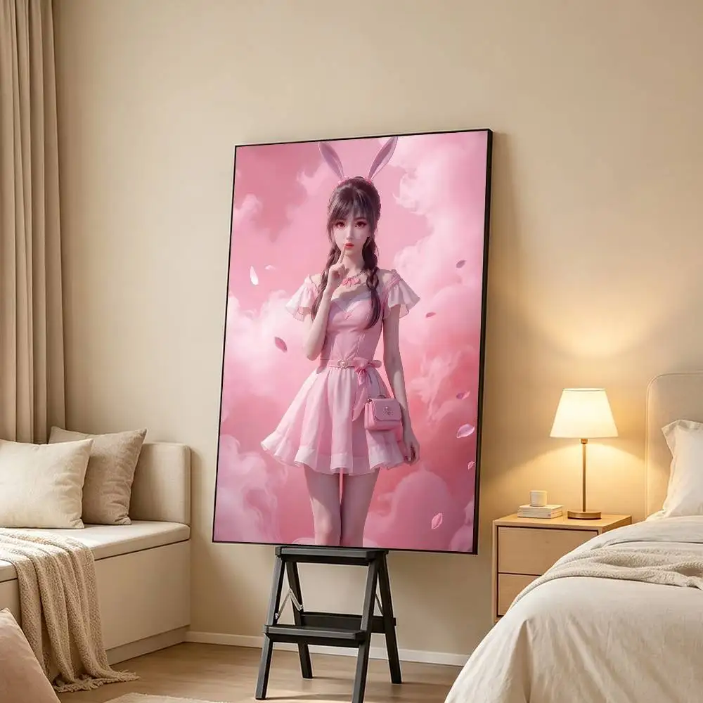 Soul Land DouluoDalu TangSan XiaoWu Poster Waterproof Wall Art Sticker For Bar Living Room Vintage Decor High Quality Print Gift