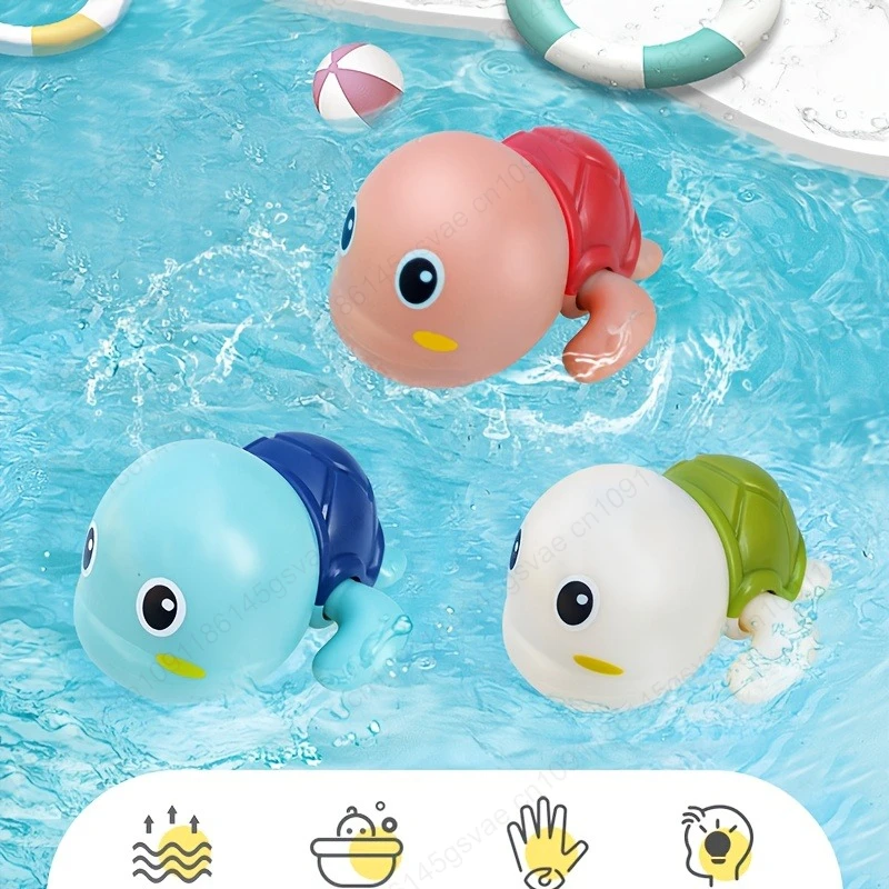 3/1pcs giocattoli da bagno carino nuoto giocattolo da bagno per i più piccoli galleggianti giocattoli a carica per ragazzo ragazza neonato vasca da bagno per bambini giocattoli per bambini