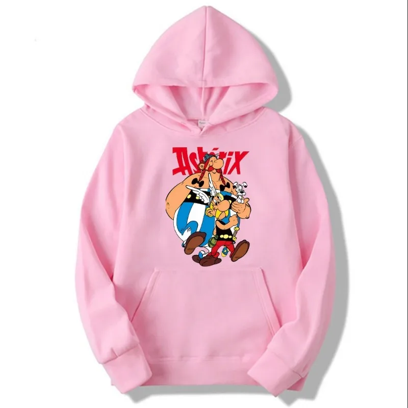 كنزات بأغطية رأس مضحكة للرجال والنساء ، طباعة كرتونية ، ملابس خارجية غير رسمية ، بلوزات علوية ، بلوزات وملابس