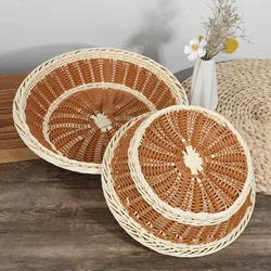 Home Kitchen Food Basket Natural Look Food Storage Basket for Kitchen Dining Room Supplies