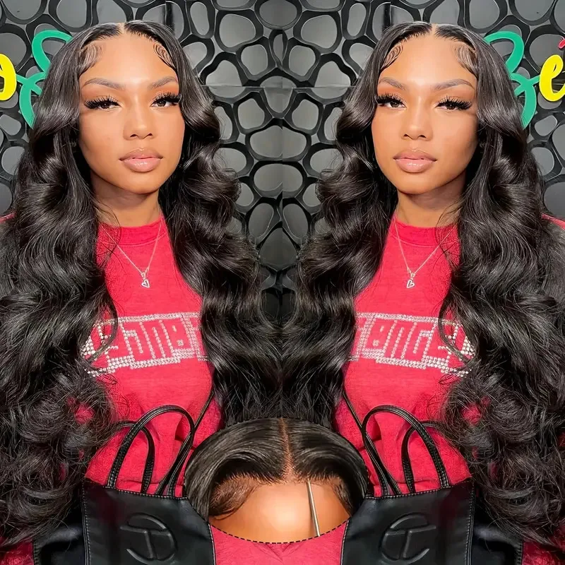 

34Inch Body Wave Wig 13x4 13x6 HD Transparent Lace Frontal Wig Brazilian Body Wave Glueless 5x5 Lace Closure Wig Human Hair