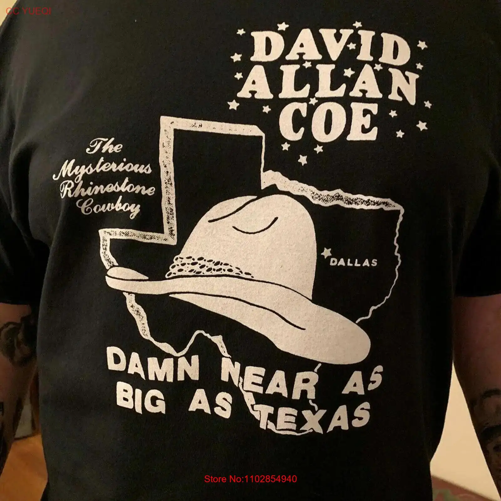 Футболка с эффектом памяти David Allan Coe, черная, с коротким рукавом, все размеры от S до 3Xl TE333 Футболка с эффектом памяти David Allan Coe, черная, с коротким рукавом, все размеры от S до 3Xl TE333