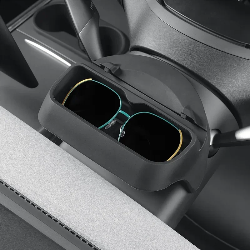 For New Tesla Model 3 Y YL Juniper Highland 2025-2020 2026 Steering Wheel Silicone SunGlasses Case Mobile Phone Holder Storage