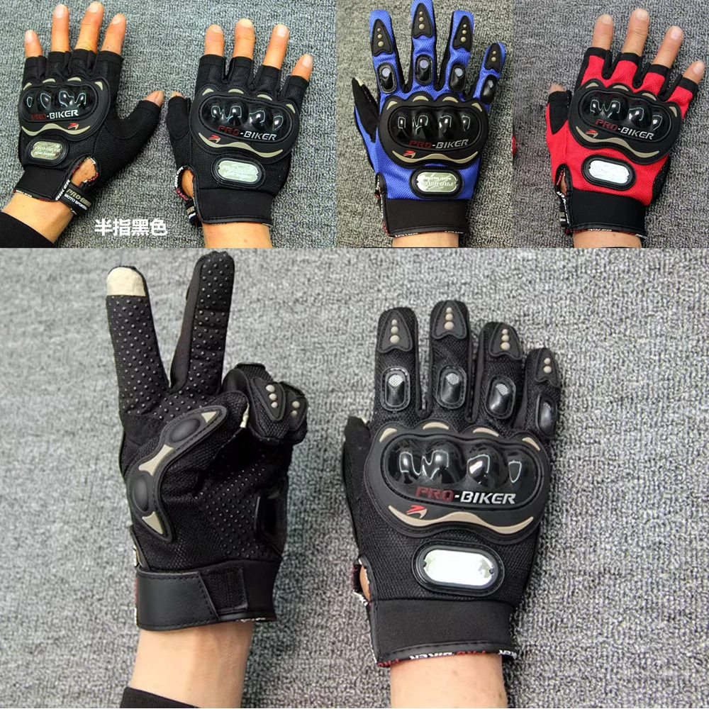 

Summer Breatheable Motorcycle Gloves Full Finger Offroad MTB Bike Cycling Glove Men Women 3 Colors Protective Ventilated Design