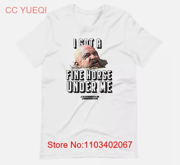 Белая футболка унисекс с короткими рукавами JEREMIAH JOHNSON Del Gue Quote