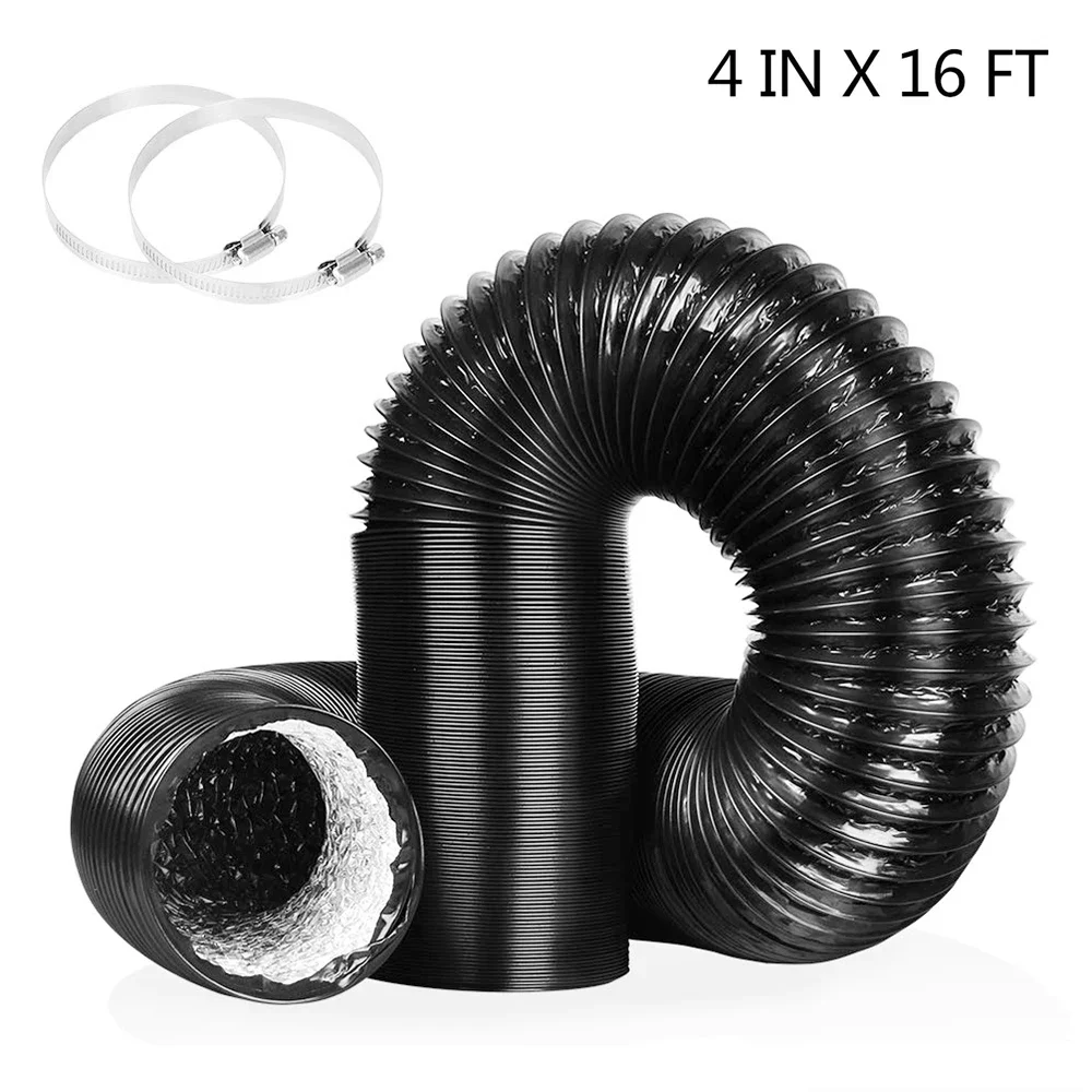 Ventilation System Tool PVC Coated Aluminum Foil Hose Flexible Air Duct Air Ducting