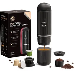 Portable Rechargeable Coffee Machine Electric Expresso Maker Nexpresso Pod Capsule Coffee Powder Icafilas Travel Type_C