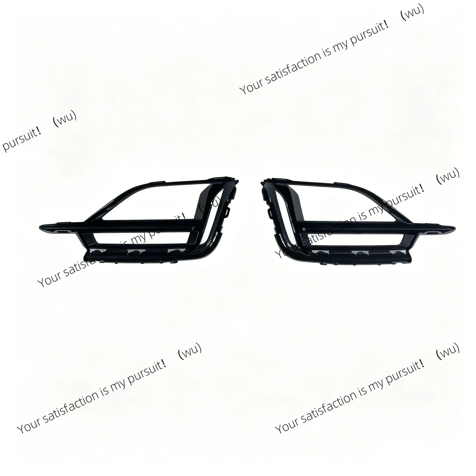 Suitable for Volkswagen Golf 7.5R bright black fog light frame 5G0853665 5G0853666PP material