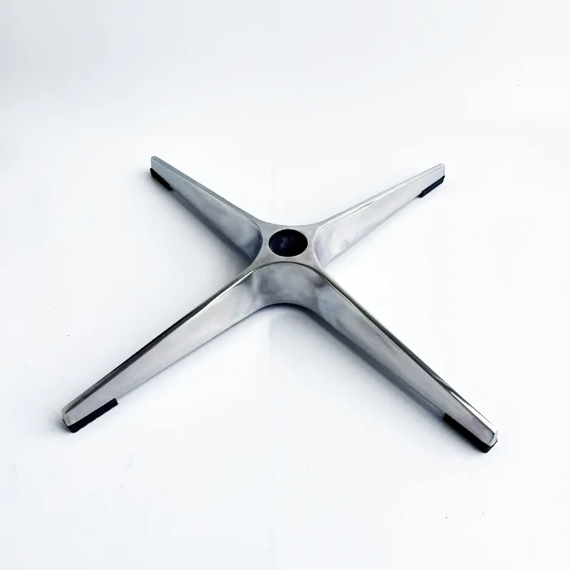 for Thickened Aluminum Alloy Swivel Chair Base Four Star Cross Leg Replacement