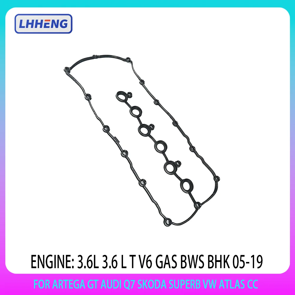 

3.6L 3.6 L T V6 GAS BWS BHK 05-19 Прокладка крышки клапана для ARTEGA GT AUDI Q7 SKODA SUPERB VW ATLAS CC 03H103483C 03H103483E