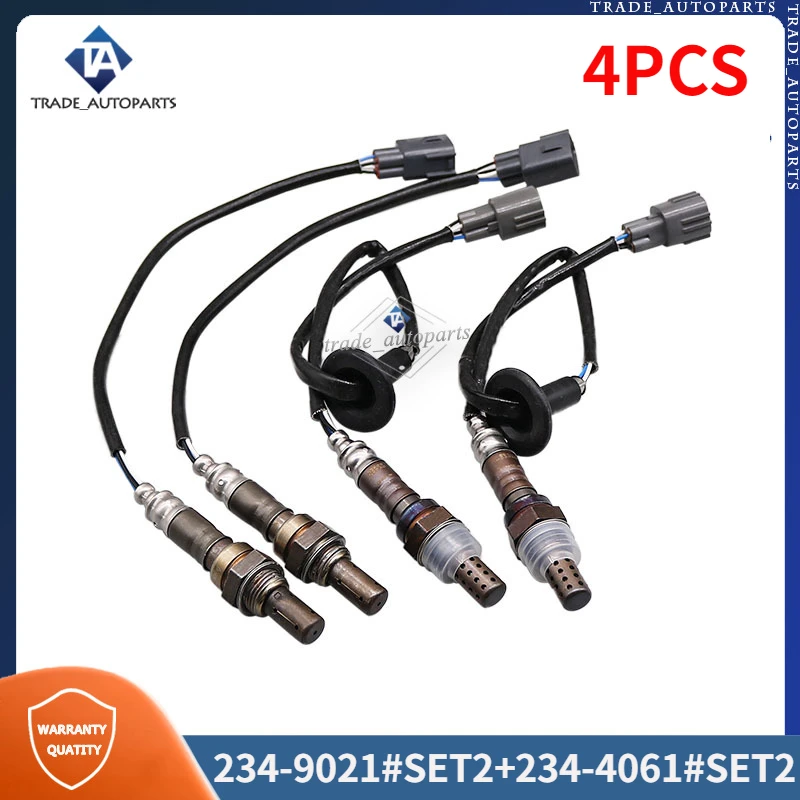 234-9021 234-4061 Upstream & Downstream Oxygen O2 Sensor 4PCS For 2000 2001 2002 2003 2004 Toyota Avalon 3.0L 8946733030 2344625