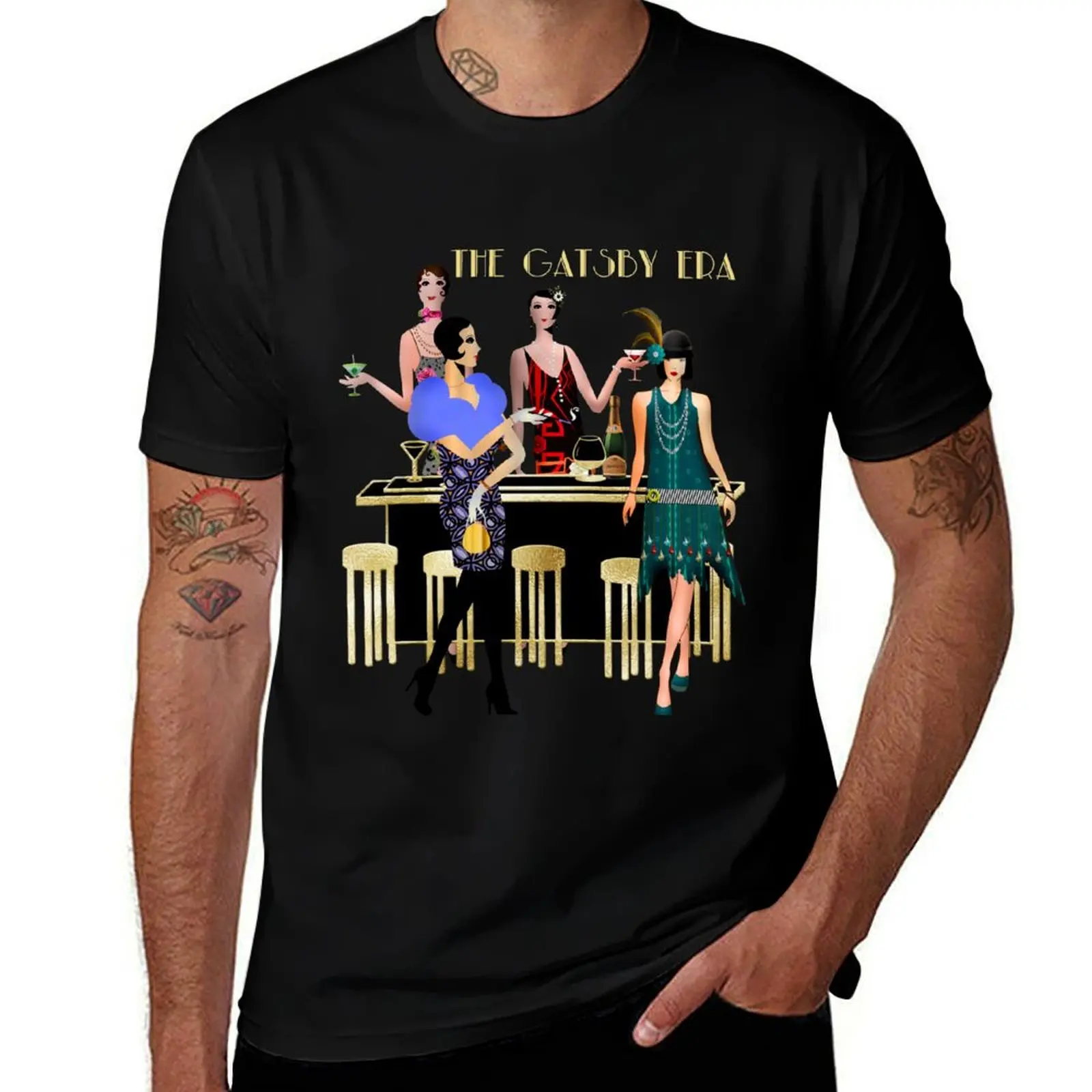 The Gatsby Era T-Shirt Basic Regular Fit Casual T-Shirt