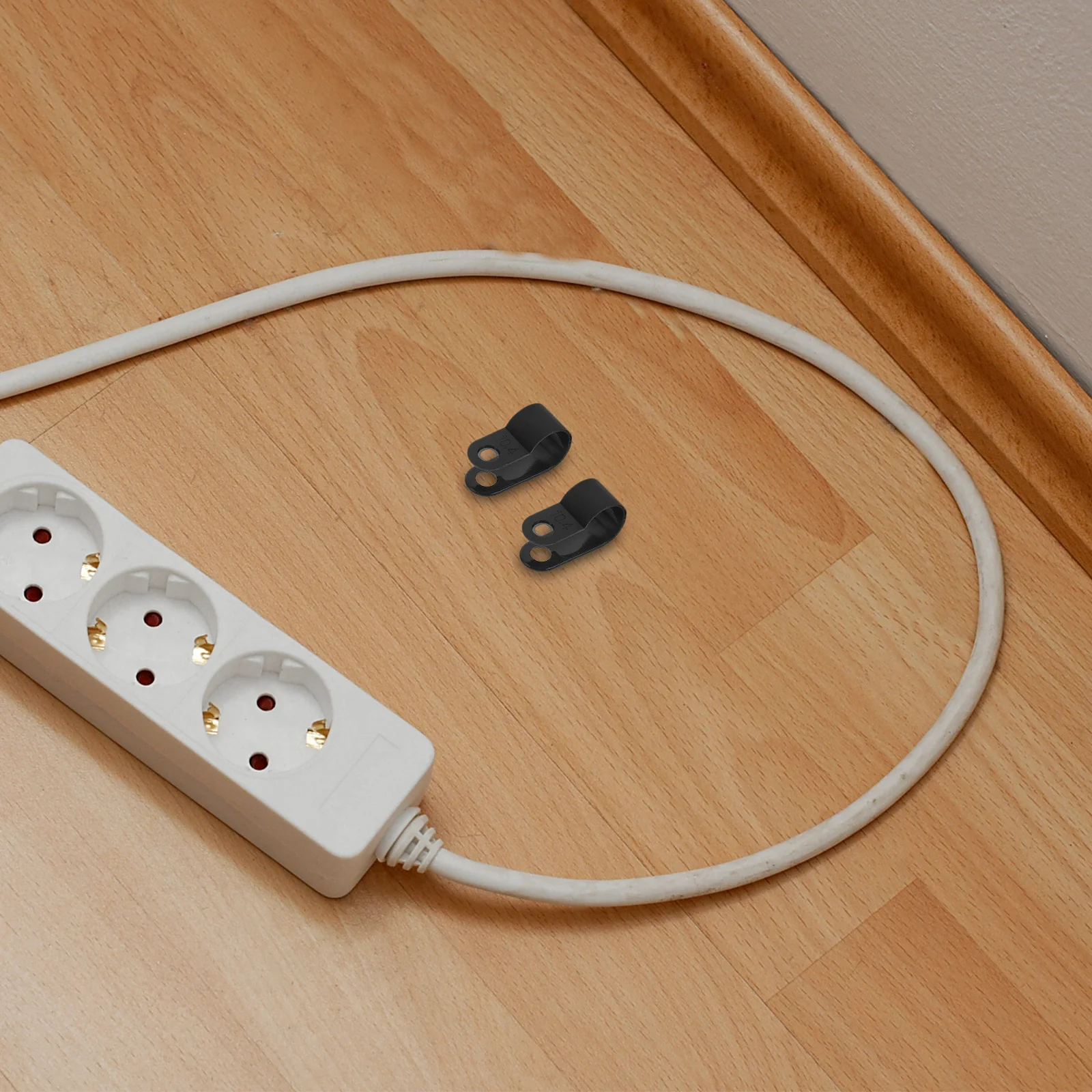 

1000Pcs Cord Clips Wire Management Fixing Clamps Home Office Cable Organizers Cable Clips Wire Management Cord Clamps