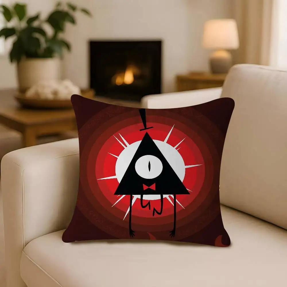 الكرتون B-Bill التشفير وسادة الهدايا أثاث المكاتب المنزلية غرفة نوم أريكة غطاء وسادة السيارة 45x45 سنتيمتر #4