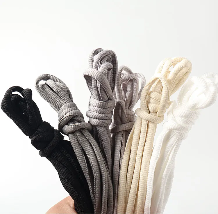 2025 New Flat Semicircular Shoelaces for Women's Sneakers Strap 160/180cm Black Grey Off-White Accessorie for Nike/Arctery