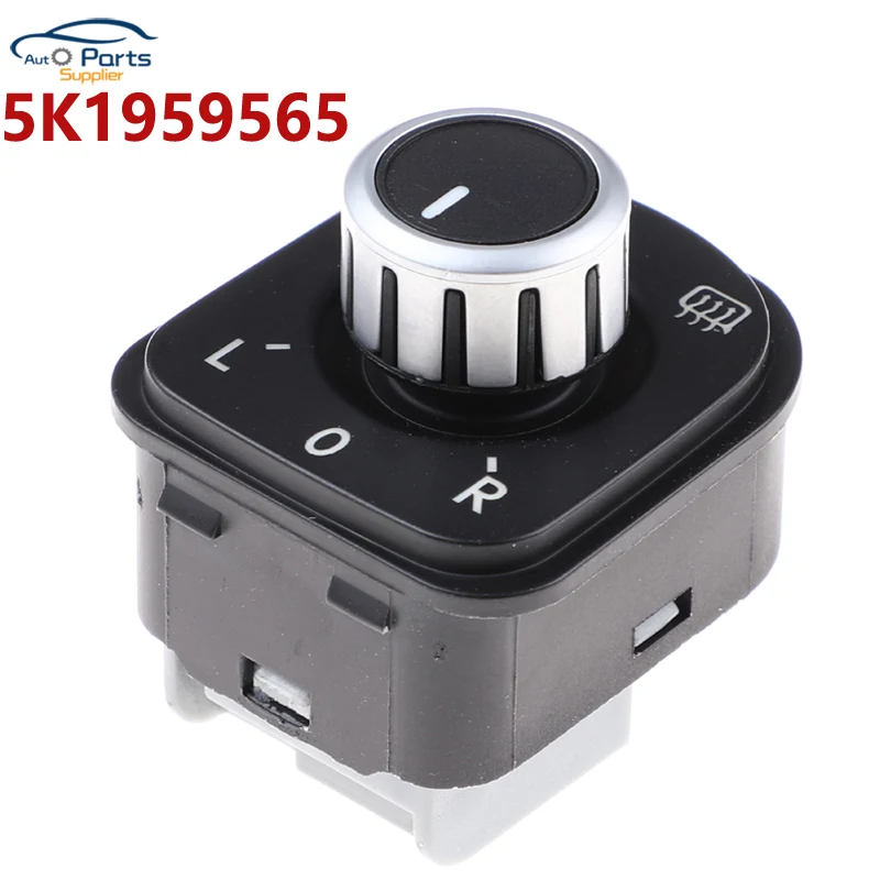 New 5K1959565 Master Adjust Knob Mirror Switch Rear Mirror Button for VW CC Eos Golf 6 MK6 Passat B7 Tiguan Seat Alhambra