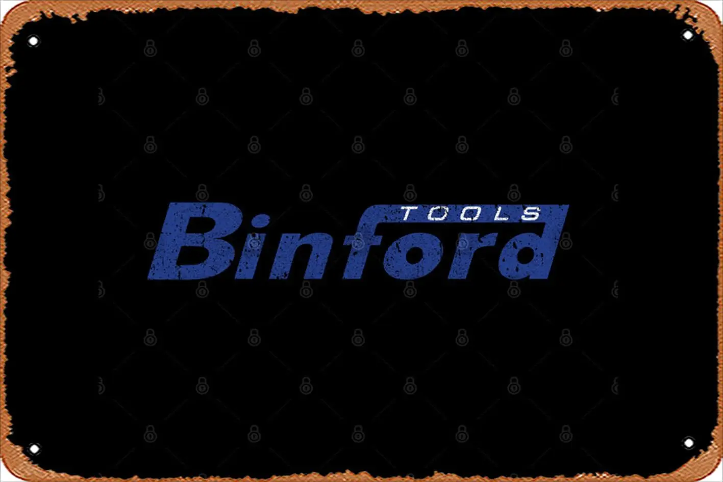 Retro Tin Sign Binford Tools Vintage Funny Novelty Metal Signs Man Cave Humorous Signs Movies Music Bar Art Poster Retro Print W