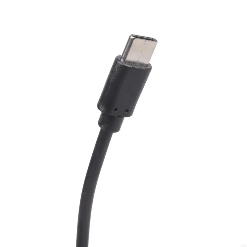 120cm Type C To DC5.5mmx2.5mm Adjustable Output Power Cord For LED Light Camera 83CF