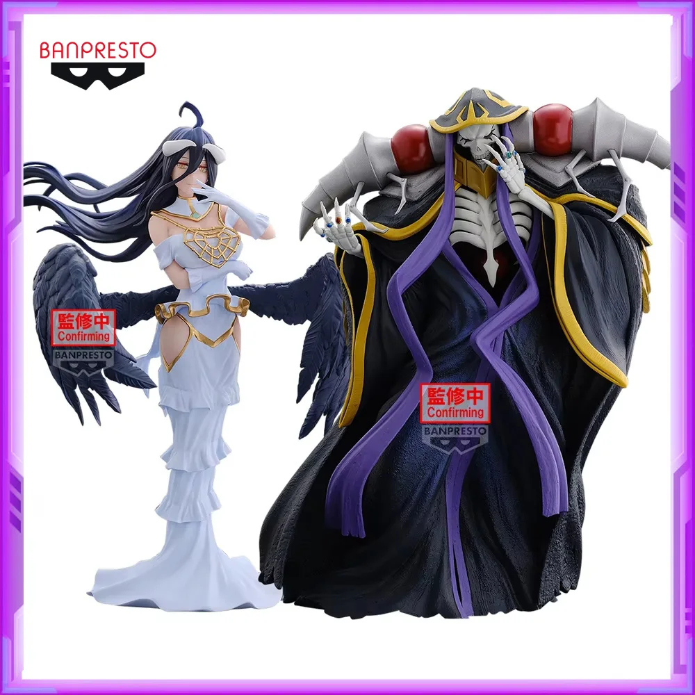 

In Stock Original Banpresto Overlord Ainz Ooal Gown Albedo PVC Anime Figures Action Figure Model Toys