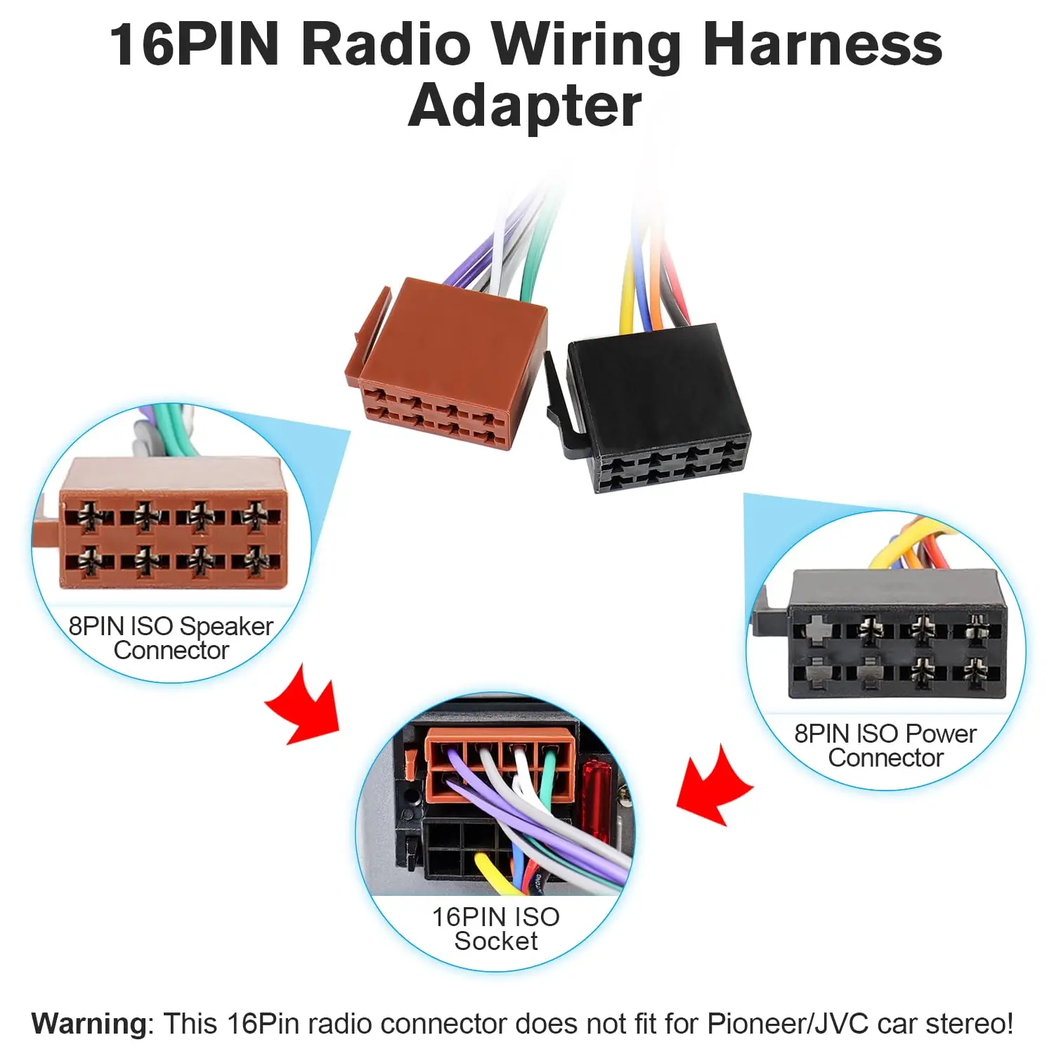 ISO Wiring Harness lead cable Stereo Radio FOR Opel Astra Agila Combo Movano Omega Senator Tigra Coupé Vectra Zafira
